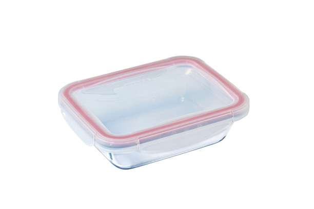Cook&Go - Boîte de conservation rectangulaire en verre étanche