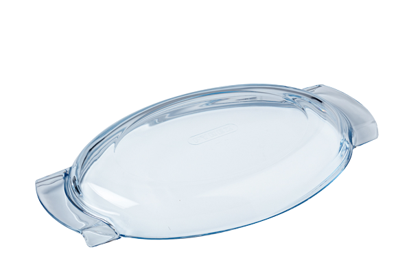 Couvercle rechange -  cocotte ovale en verre grand format