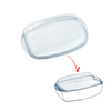 Couvercle rechange Cocotte Rectangulaire en verre