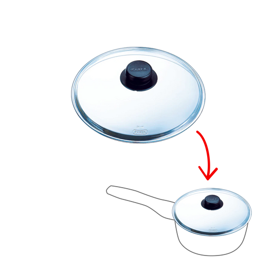 Couvercle en verre non compatible micro-ondes - Classic