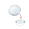 Couvercle de rechange Cocotte Ronde en verre