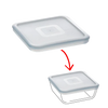 Cook & Freeze - Couvercle de rechange carré