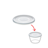 Cook&Freeze - Couvercle de rechange rond