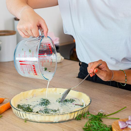 Broc mesureur en verre