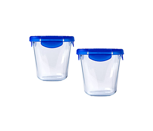 Cook&Go - Boîte de conservation "Pasta Box" en verre avec couvercle étanche