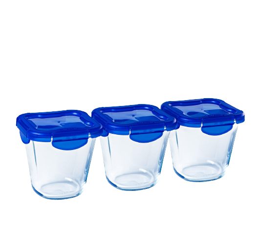 Cook&Go - Boîte de conservation "Pasta Box" en verre avec couvercle étanche