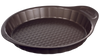 Moule à tarte en métal anti-adhésif avec larges poignées pour prise en main facile.
