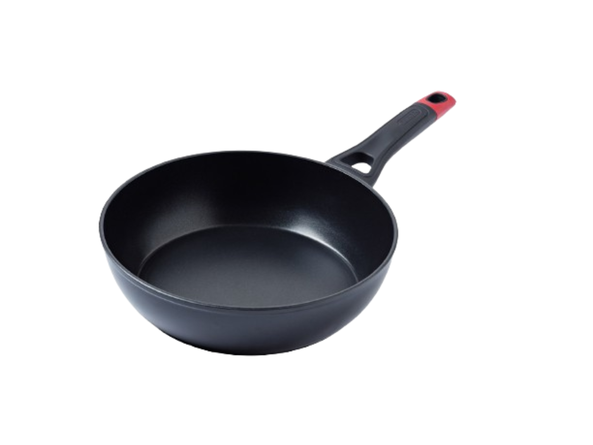 Wok Anti-adhésif 25 Cm - Marque Edco, Revêtement Durable, Poignées Froides - Pour Cuisson Saine Et Facile - 2