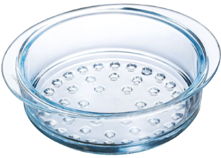 Panier vapeur en verre