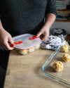 Lot de 3 lunchbox en verre avec couvercle à valves vapeur - Cook & Heat