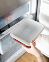 Lot de 8 plats de conservation en verre rectangulaires avec couvercle - Cook & Freeze