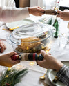 Cocotte ovale en verre grand format