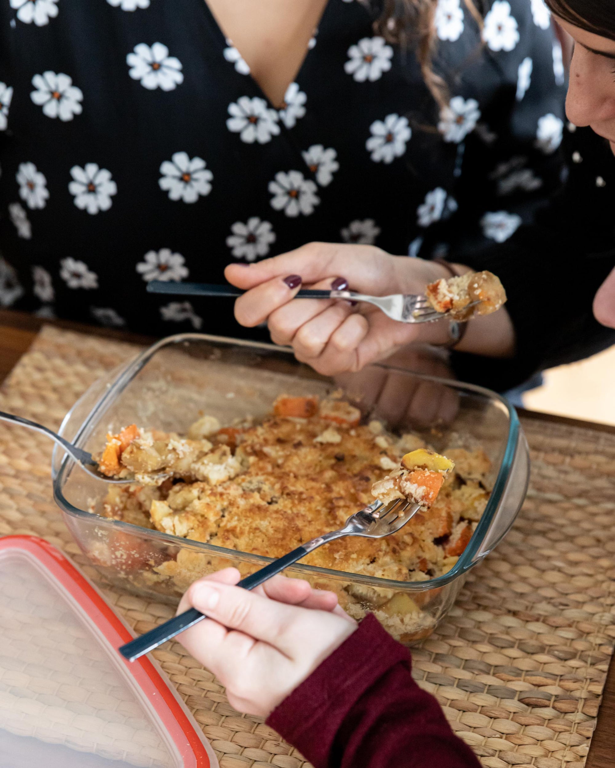 Cook&Heat - Lot de 3 plats de conservation en verre rectangulaires avec couvercle à valves vapeur