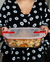 Lot de 3 lunchbox en verre avec couvercle à valves vapeur - Cook & Heat