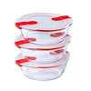 boite de conservation, boite de conservation en verre, couvercle compatible microonde