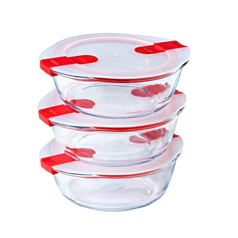 boite de conservation, boite de conservation en verre, couvercle compatible microonde