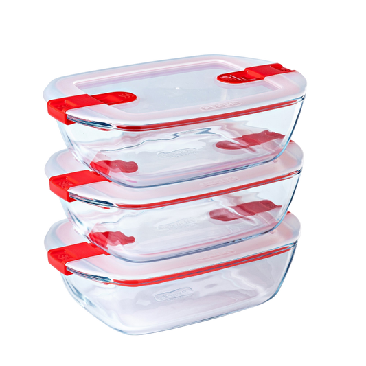 boite de conservation, boite de conservation en verre, couvercle compatible microonde