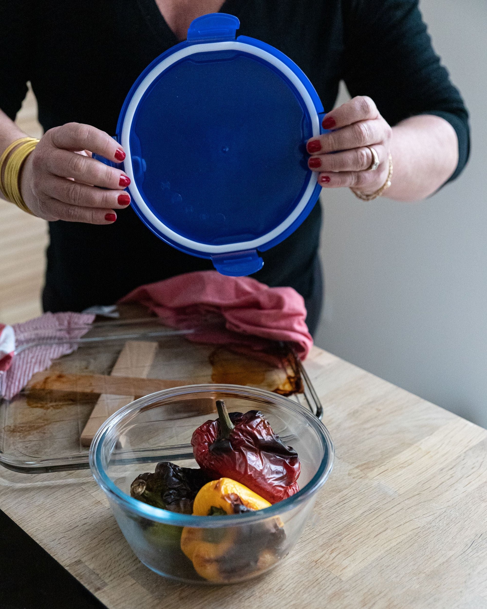 Cook&Go - Boîte de conservation en verre ronde couvercle étanche
