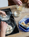 Plat carré en verre avec couvercle étanche - Cook & Go