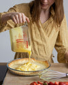 Lot de 3 moules à tarte en verre 25, 28 et 31 cm