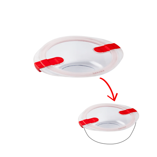 Cook&Heat - Couvercle de rechange rond avec valves vapeur