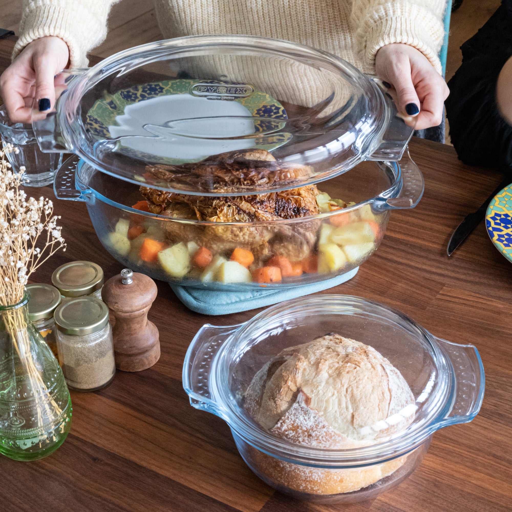 Couvercle de rechange Cocotte Ronde en verre