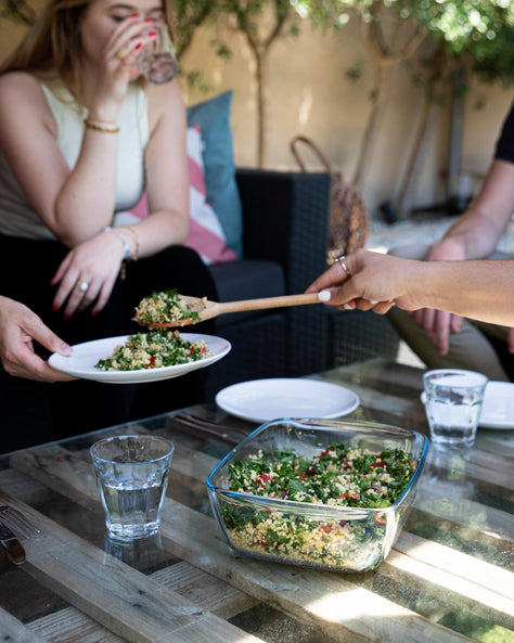 Boîte Alimentaire en Verre Hermétiques avec Couvercles Lot de 2