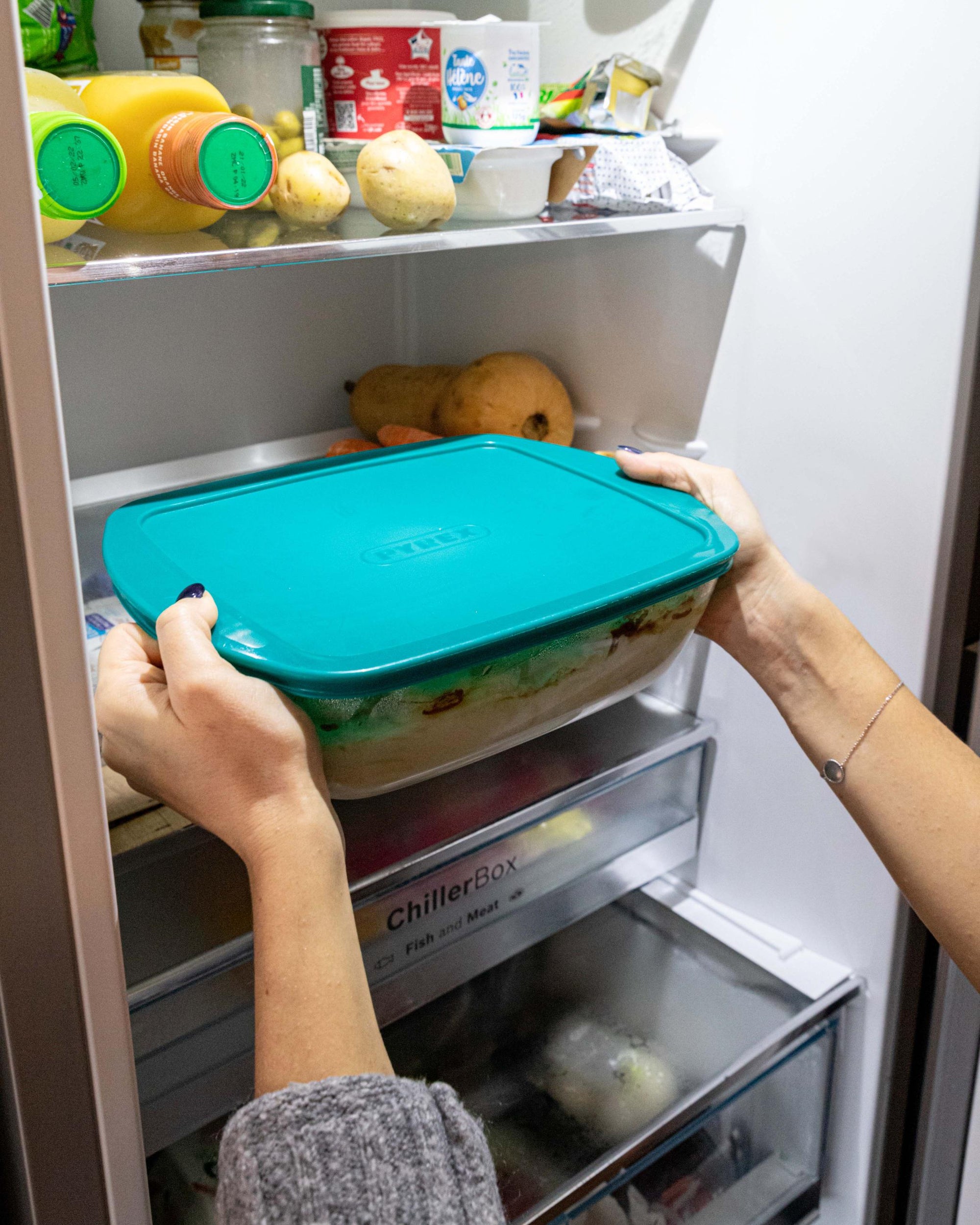 Lot de 3 plats en verre rectangulaires avec couvercle - Cook & Store