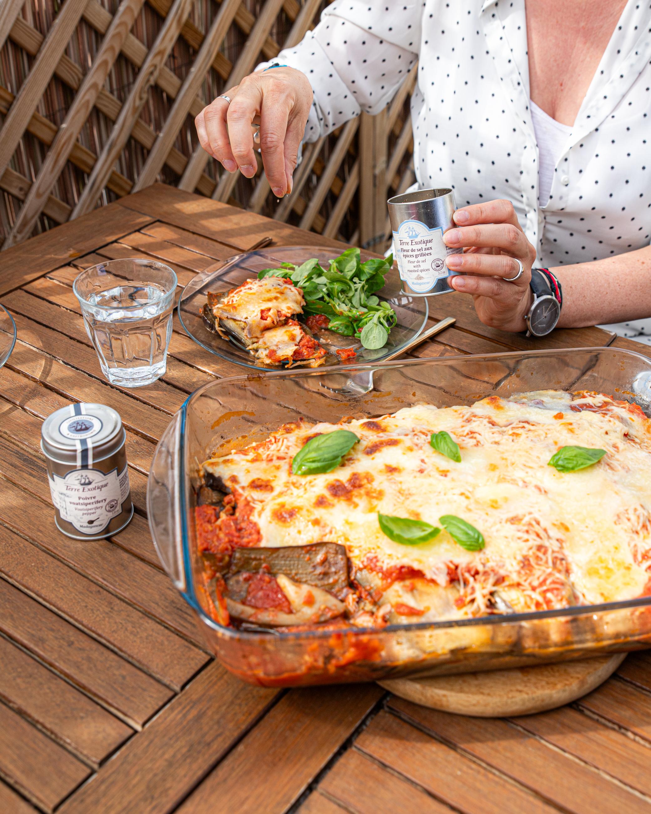 Plat à lasagnes individuel Toulouse - Ensemble à table