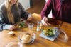 Lot de 2 cocottes rondes en verre