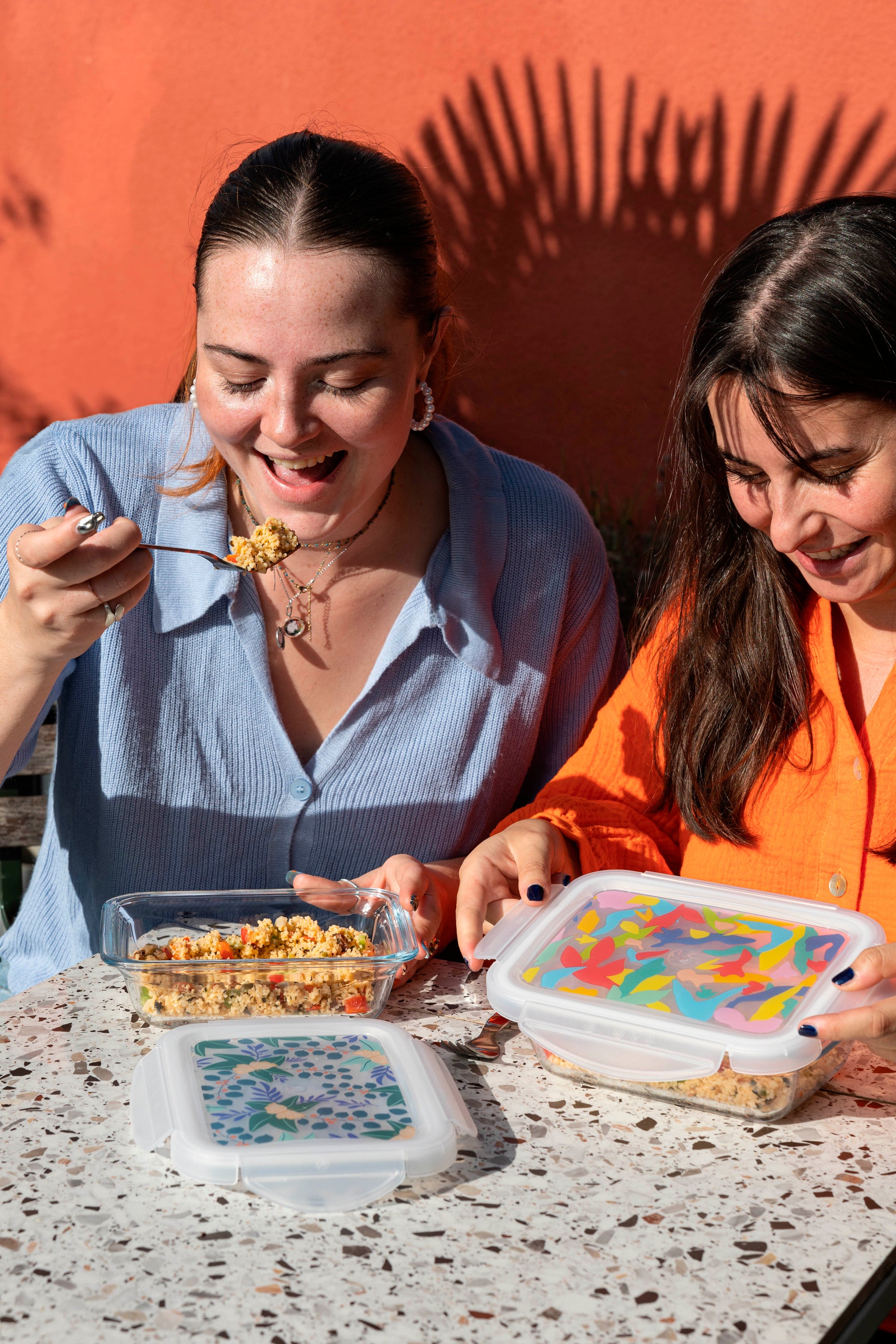 [Edition Limitée] Cook & Go - Lot de 3 Lunch Box en verre avec couvercle hermétique