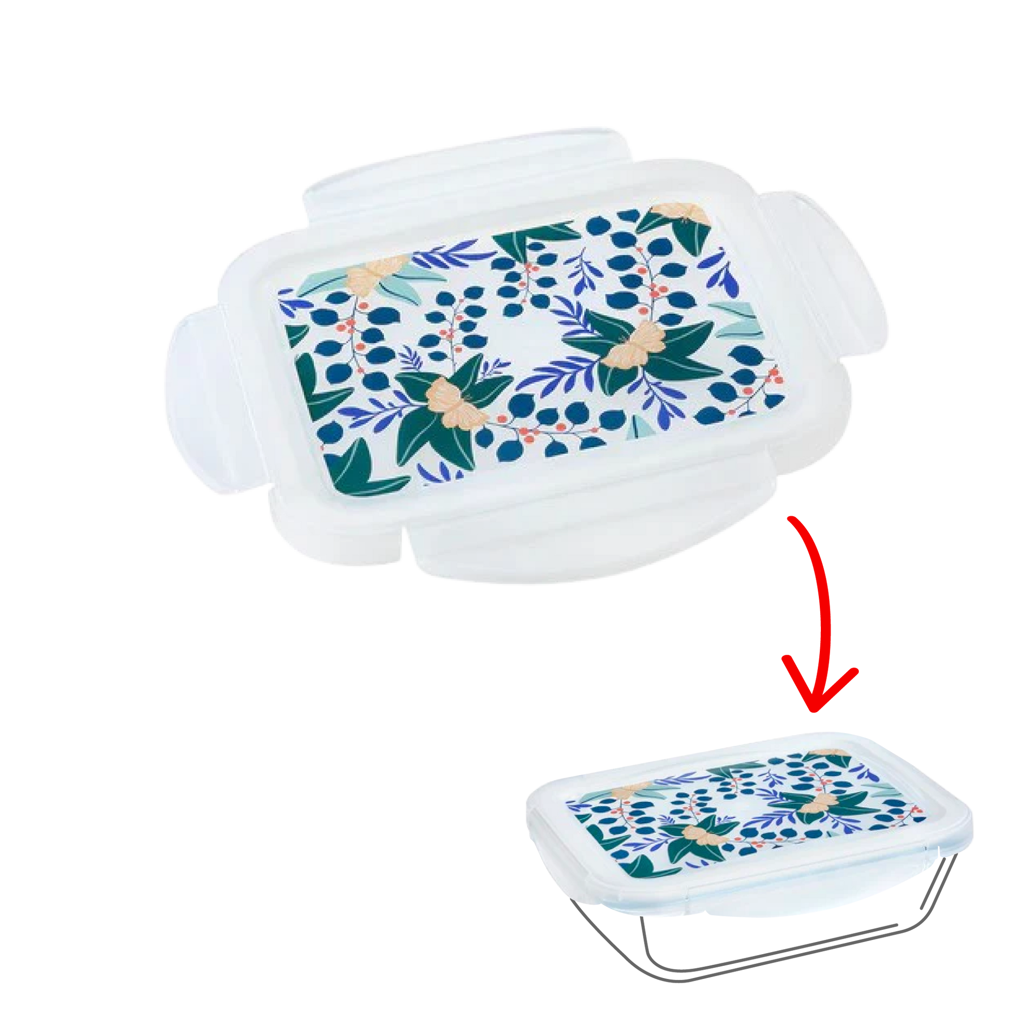 Cook&Go - Couvercle de rechange rectangulaire