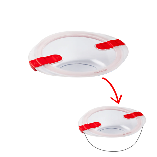 Cook&Heat - Couvercle de rechange rond avec valves vapeur