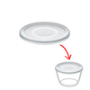Cook&Freeze - Couvercle de rechange rond