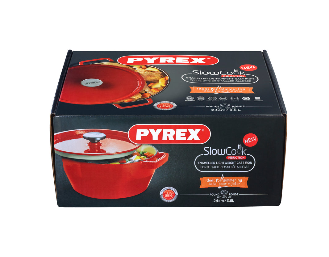 Cocotte ronde en verre Pyrex 3,75L - Cocotte - Pyrex | Brigade Hocaré