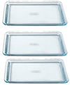 Mini plaque de cuisson multi-usages en verre 24 x 19 cm - unité et lot
