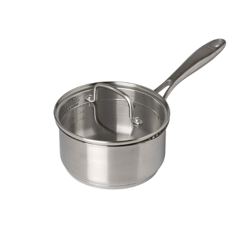 Casserole en inox avec couvercle poignée fixe - Infinity