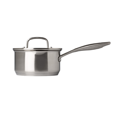 Casserole en inox avec couvercle poignée fixe - Infinity
