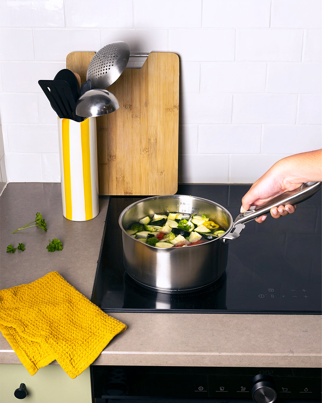 Casserole en inox poignée amovible - Infinity