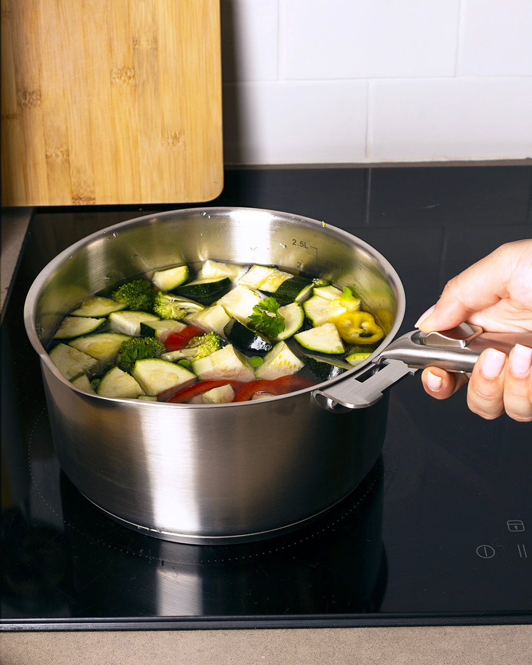 Casserole en inox poignée amovible - Infinity