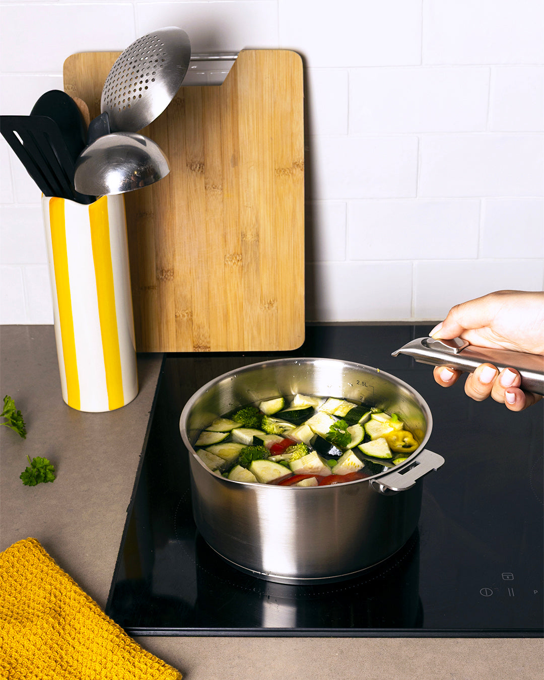 Casserole en inox poignée amovible - Infinity