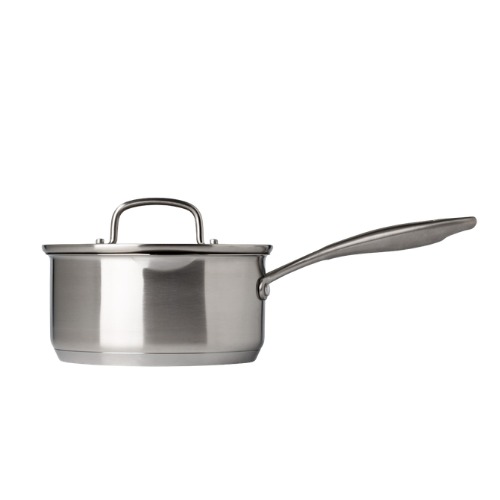 Casserole en inox avec couvercle poignée fixe - Infinity