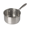 Casserole en inox avec couvercle poignée fixe - Infinity