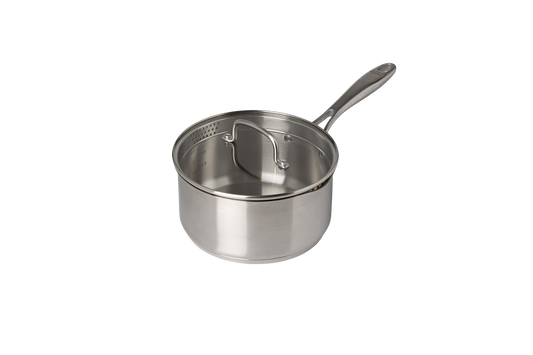 Casserole en inox avec couvercle poignée fixe - Infinity