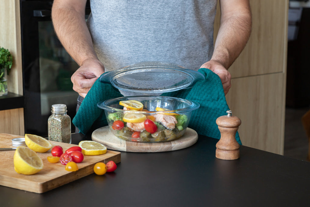 Cocotte ronde en verre multi-usages - Gamme 4 IN 1