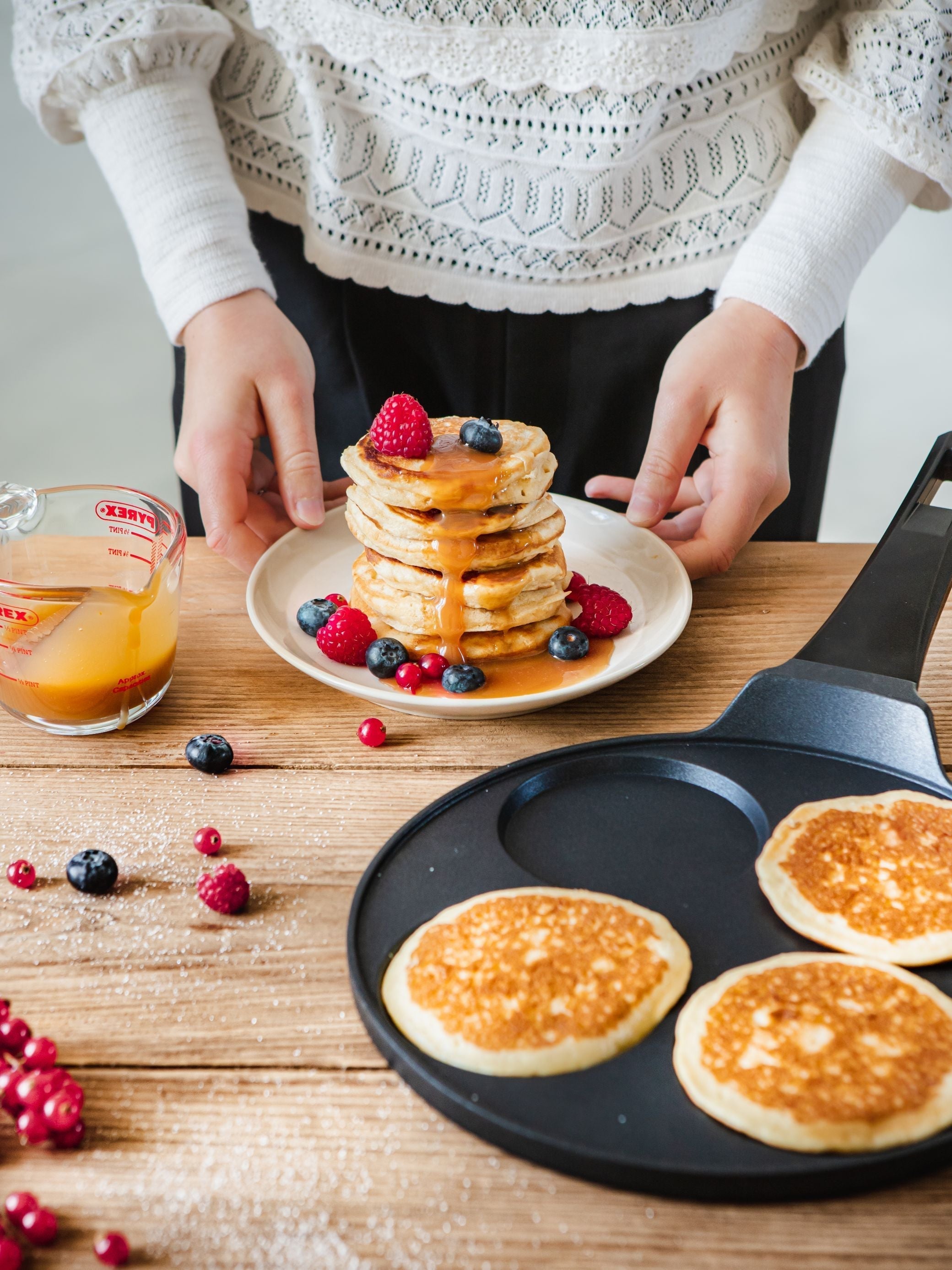 Poêle à 4 pancakes tous feux dont induction Ø 26 cm