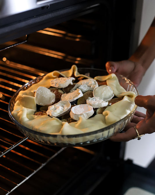 Moule à tarte en verre