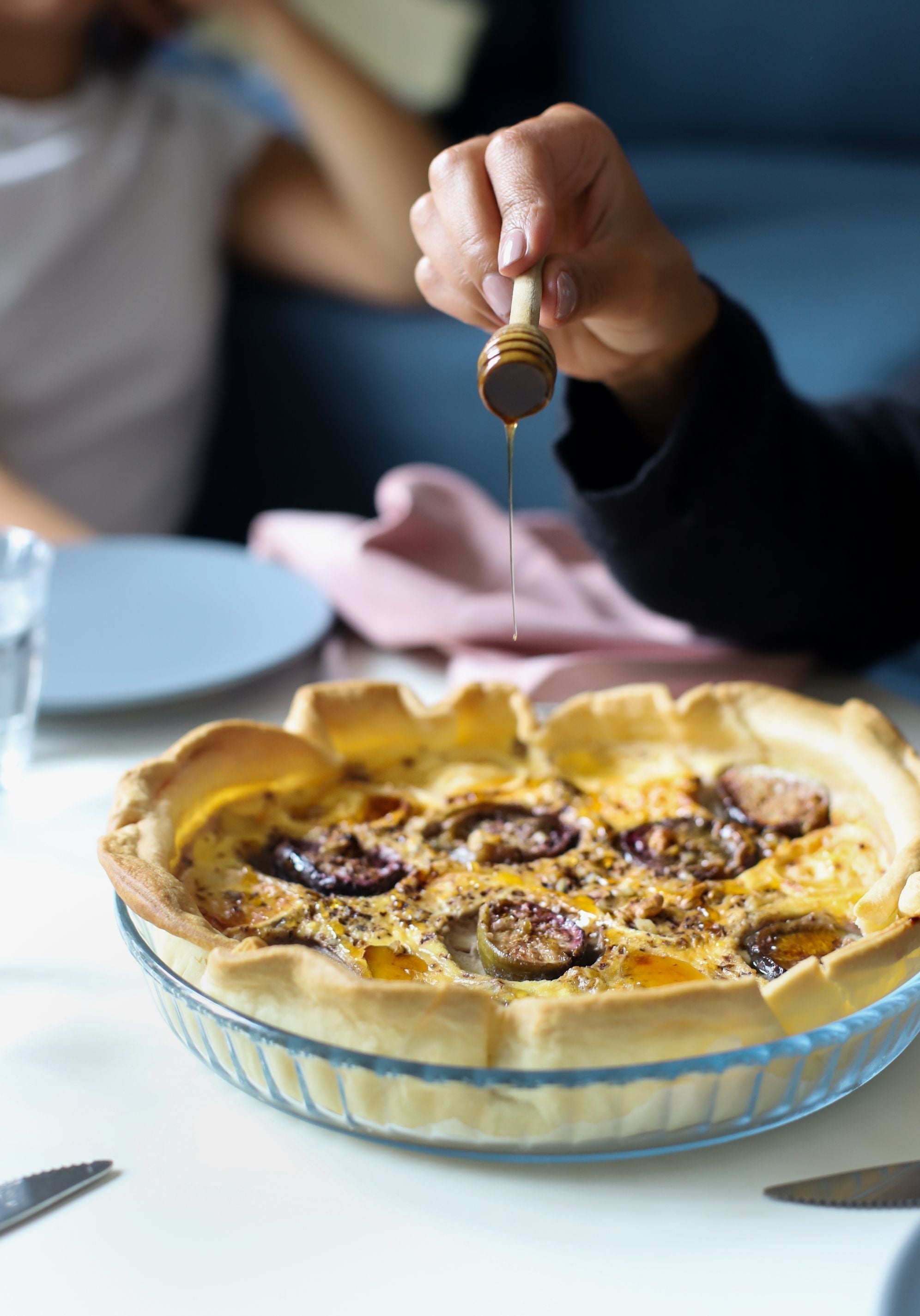 Lot de 3 moules à tarte en verre 25, 28 et 31 cm