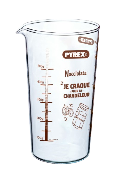 [Edition Limitée 2025] Verre mesureur doseur en verre 0.5L - Nocciolata