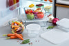 Cook & Freeze - Plat carré avec couvercle spécial congélation compatible "air fryer" (friteuse à air chaud)